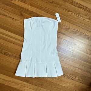 Urban Outfitters Strapless White Dress